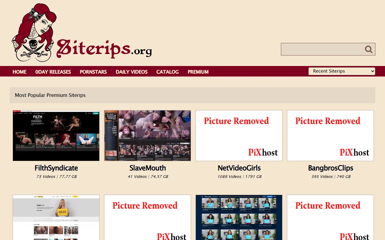 Screenshot of Siterips Midget Review